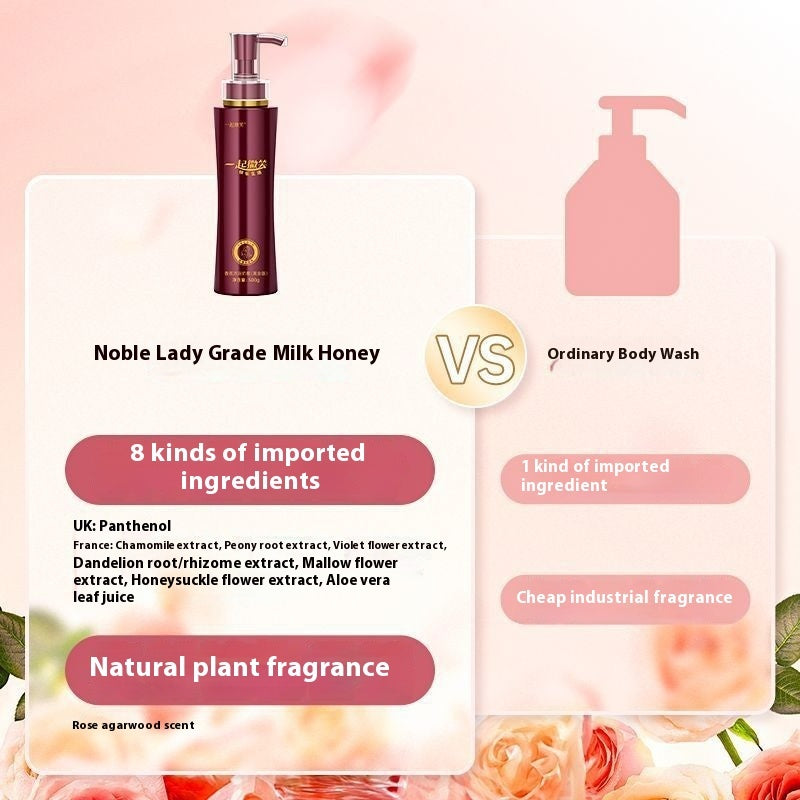 Fragrance Milk Honey Shower Gel For Women