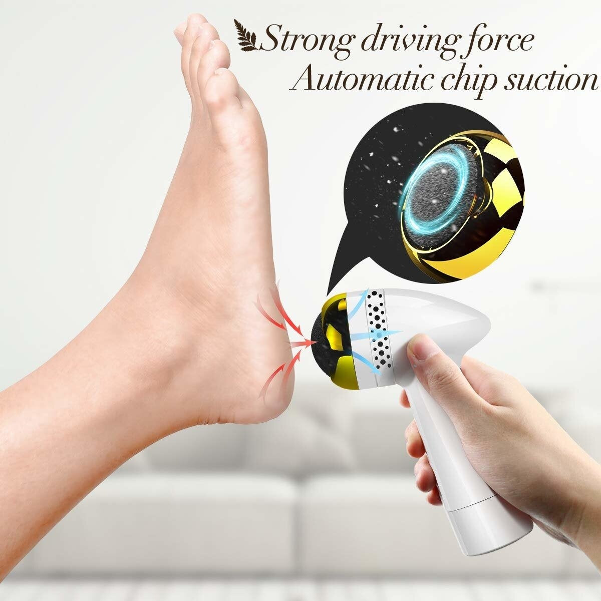 Electric Foot Grinder Vacuum Foot