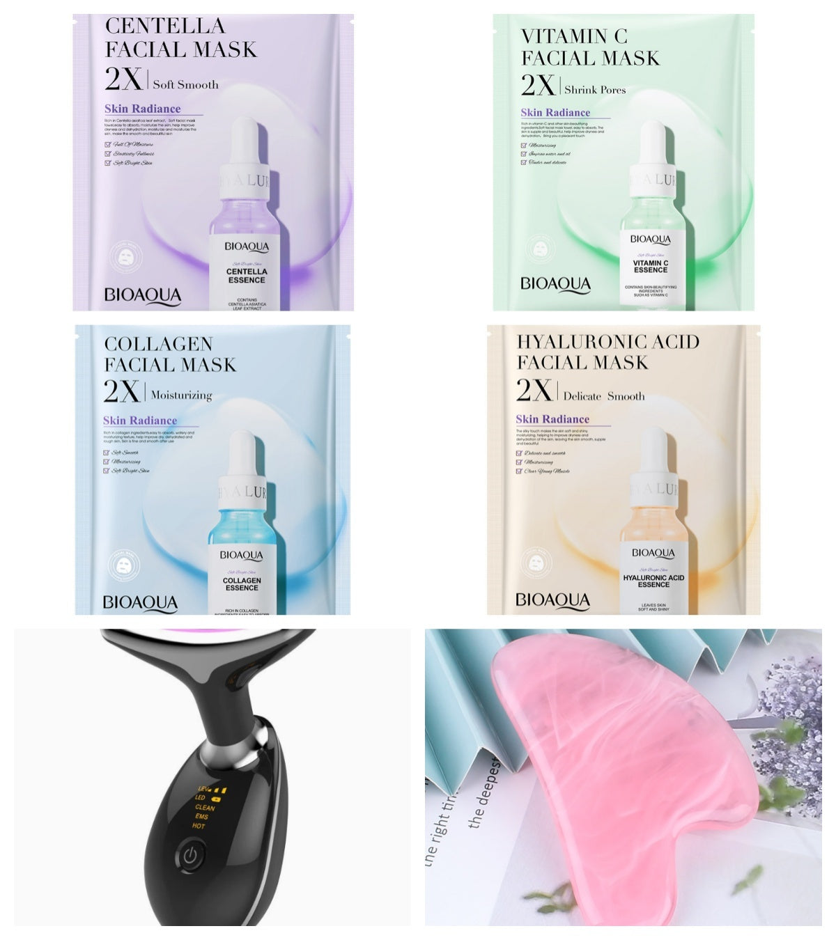 Home Use Face Neck and Face Lifting Massage