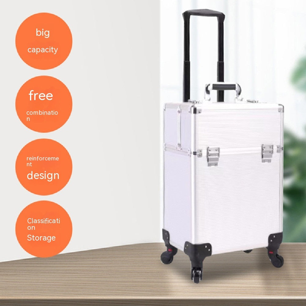 Large-capacity and Artist Trolley Storage Toolbox