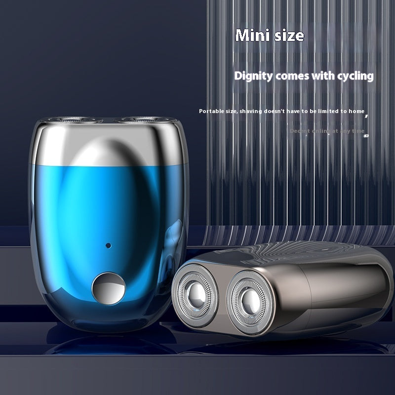 Portable Double-headed Mini Magnetic Electric Shaver